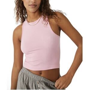 NWOT Free People Intimately Hayley Racerback Brami Blossom Pink Size XS/S